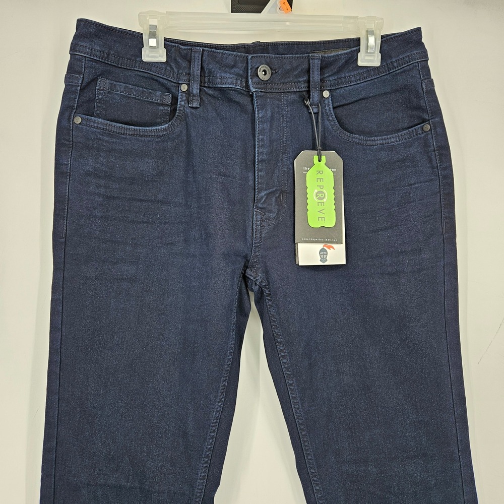 The Perfect Jean NYC Jeans Mens 33x36 Submarine Blue Skinny Fit Pants Stretch - Picture 2 of 13